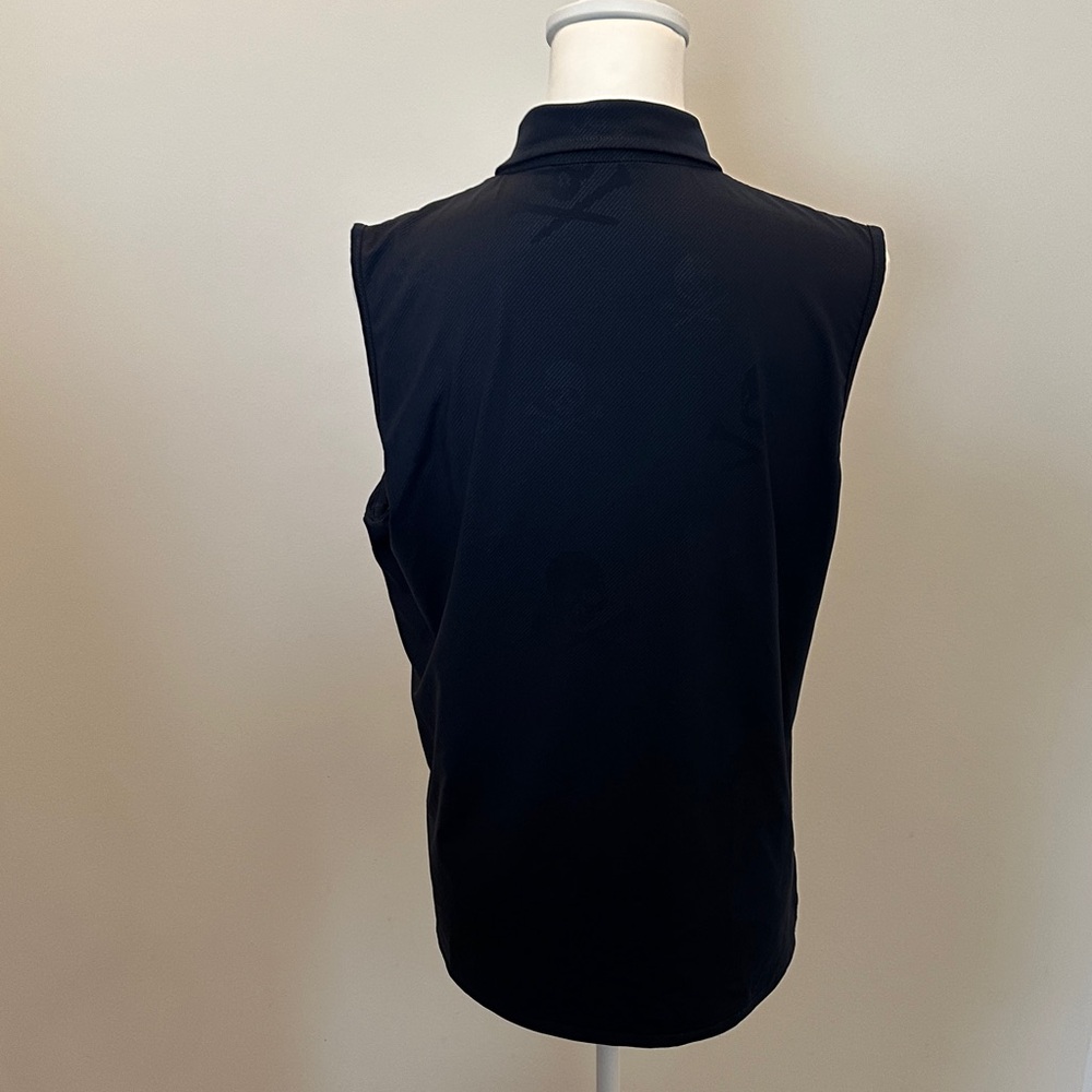 G/FORE Women’s Navy Skull Print Sleeveless Tank Top - Picture 4 of 7